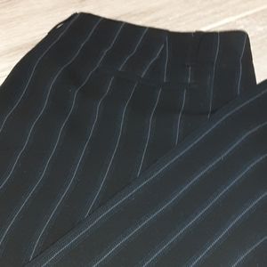 Alfani Blue and White Striped Suit Dress Pants